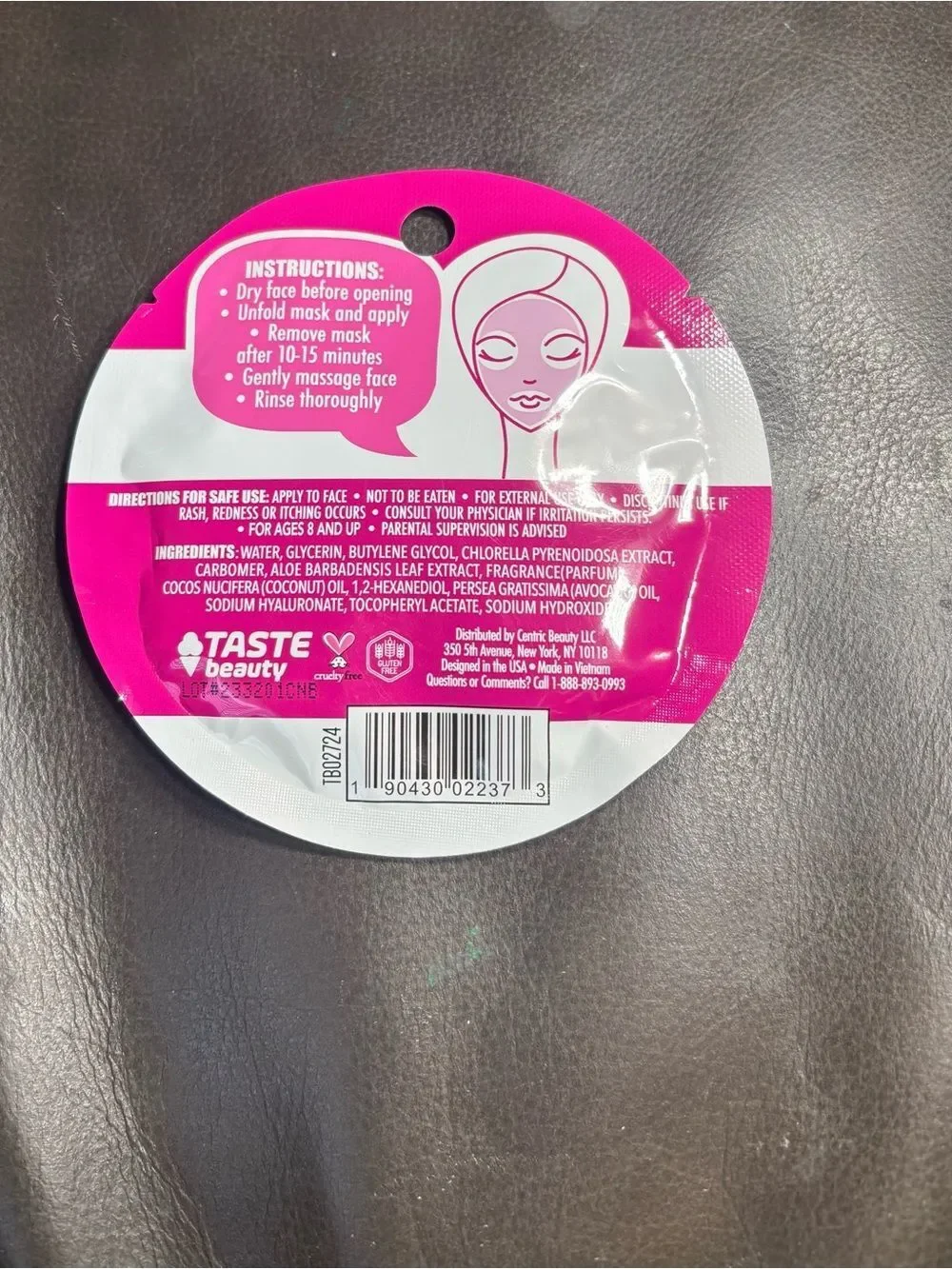 4 New Taste Beauty Scented Hydrating Facial Sheet Mask